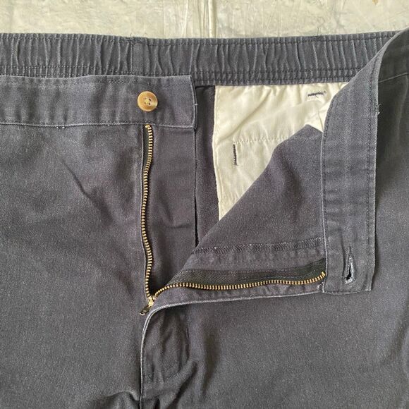 George men 42x30 pull on chino pants w/front pockets black - Picture 5 of 11